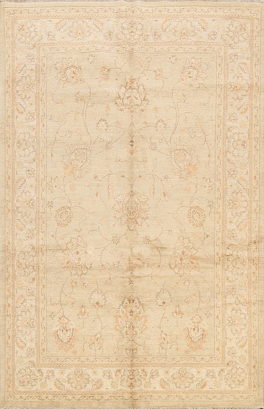 Floral Peshawar Oriental Area Rug 6x8