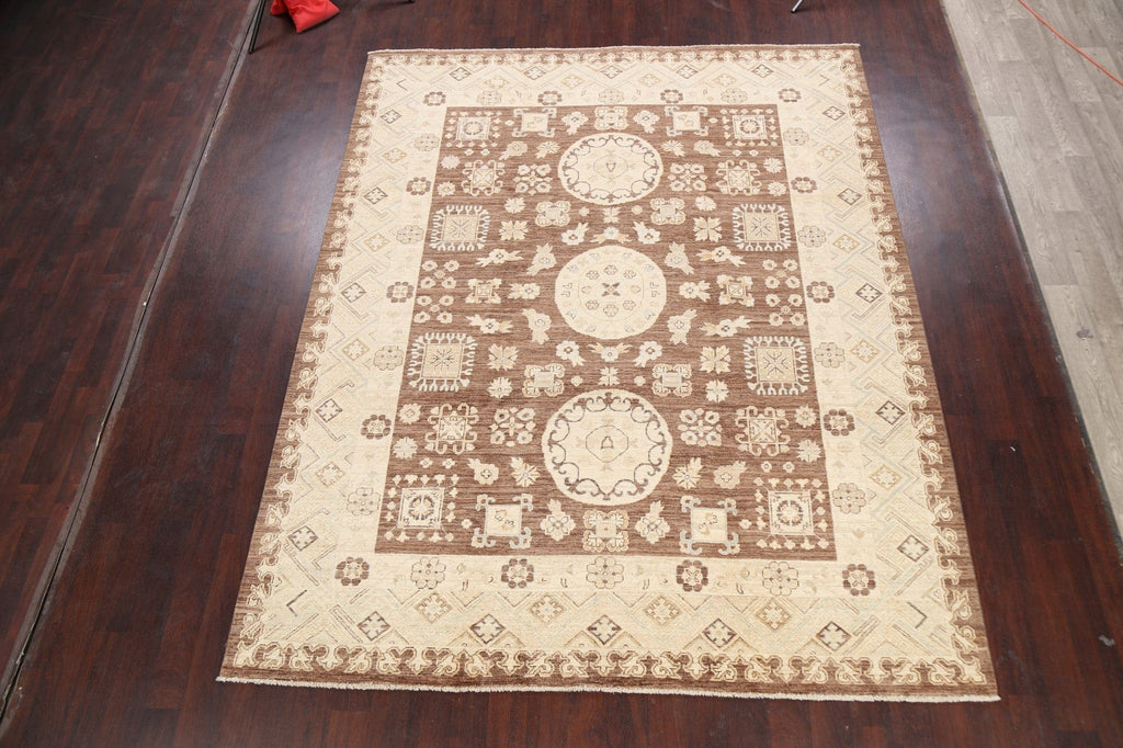 Geometric Peshawar Oriental Area Rug 8x10