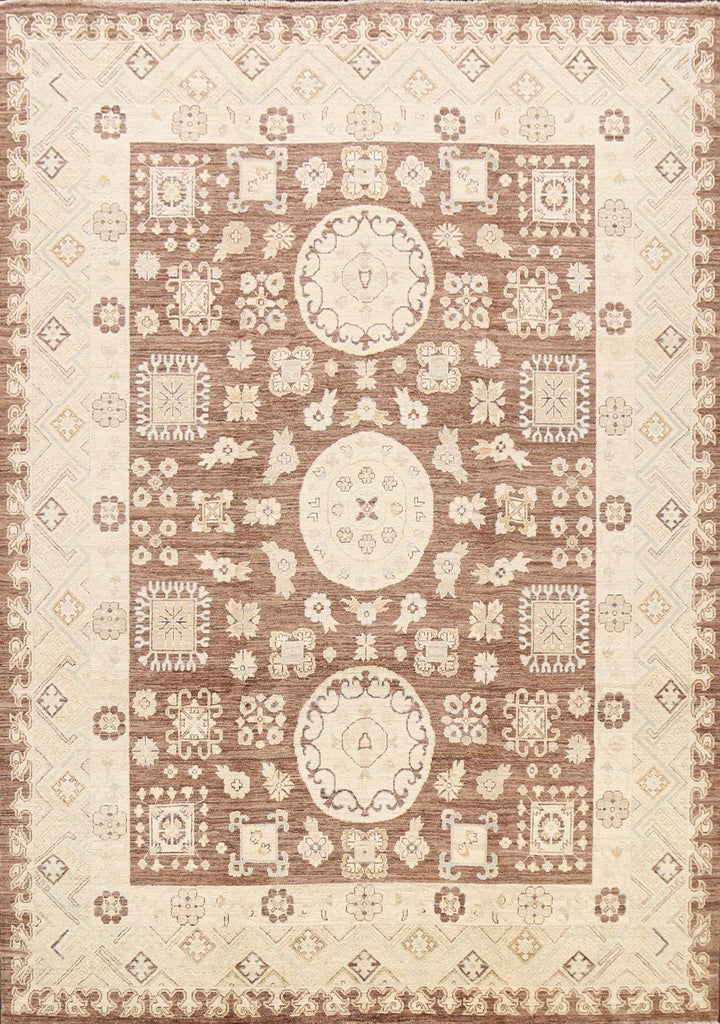 Geometric Peshawar Oriental Area Rug 8x10