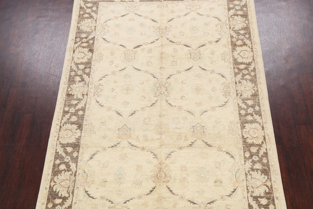 Floral Peshawar Oriental Area Rug 6x9