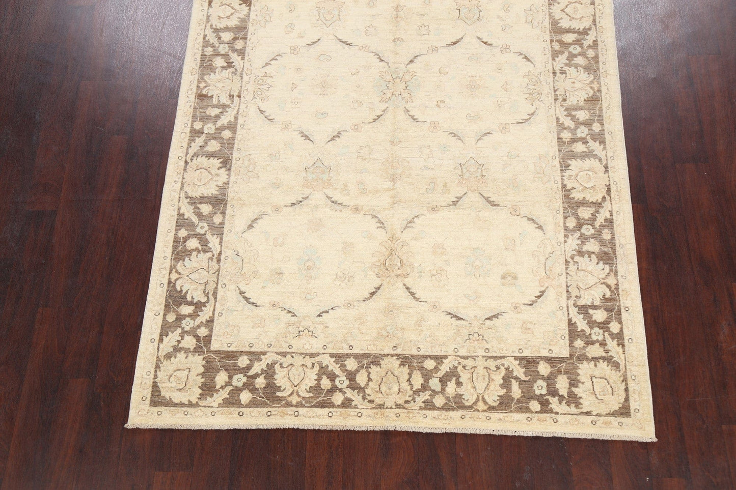 Floral Peshawar Oriental Area Rug 6x9