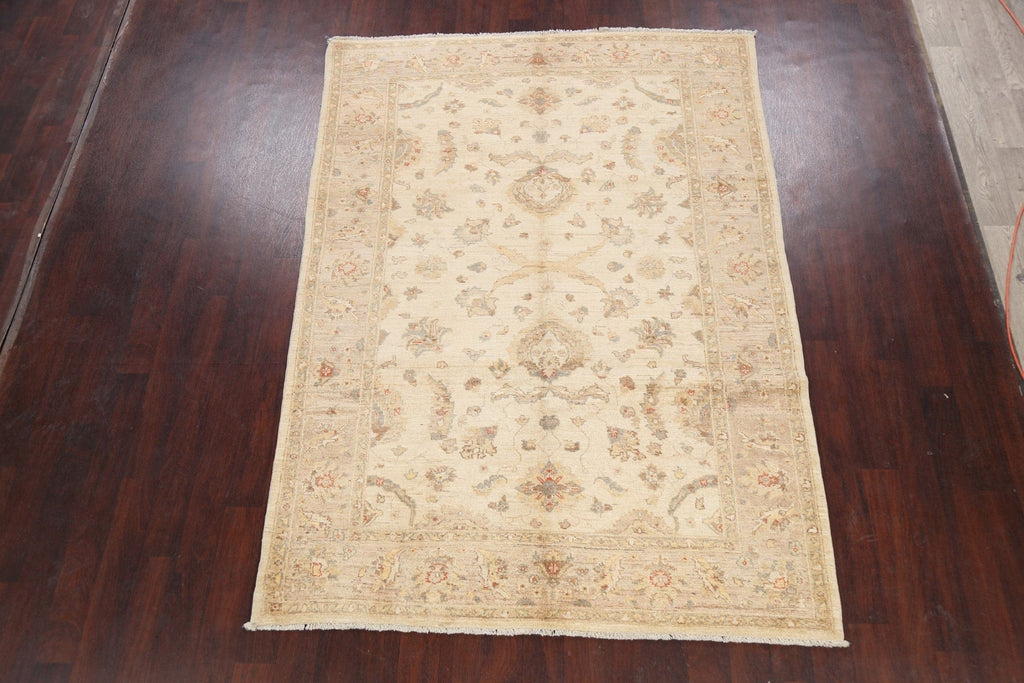 Floral Peshawar Oriental Area Rug 6x9