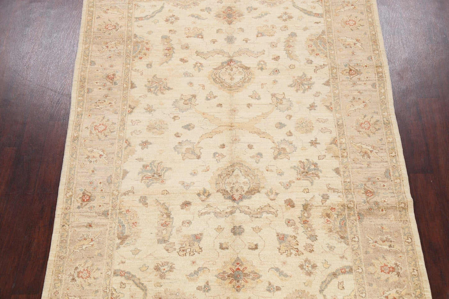 Floral Peshawar Oriental Area Rug 6x9