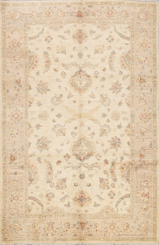 Floral Peshawar Oriental Area Rug 6x9