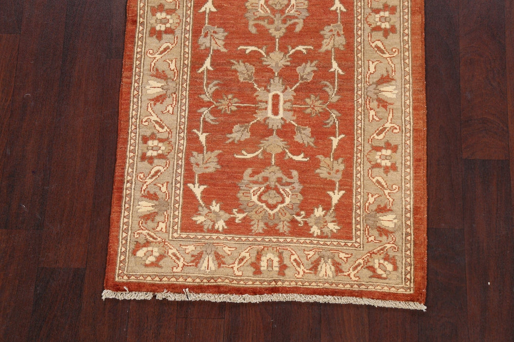 Floral Peshawar Oriental Runner Rug 3x10