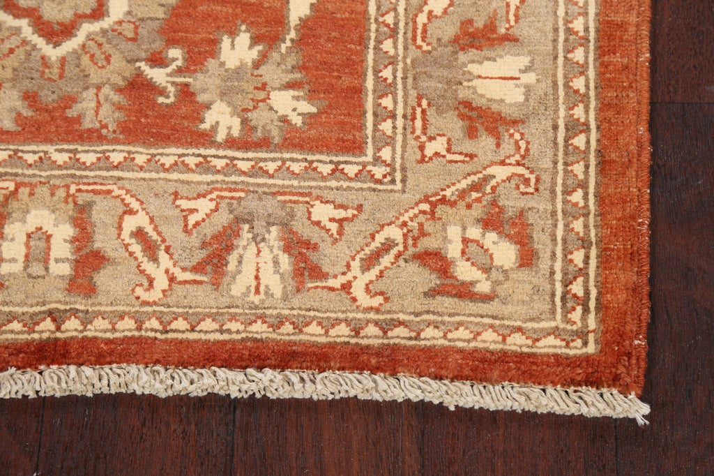 Floral Peshawar Oriental Runner Rug 3x10