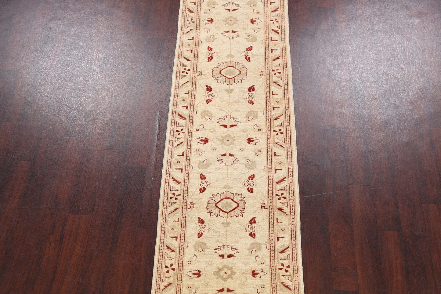 Floral Peshawar Oriental Runner Rug 3x10