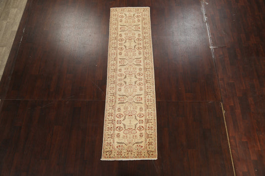 Floral Peshawar Oriental Runner Rug 3x10