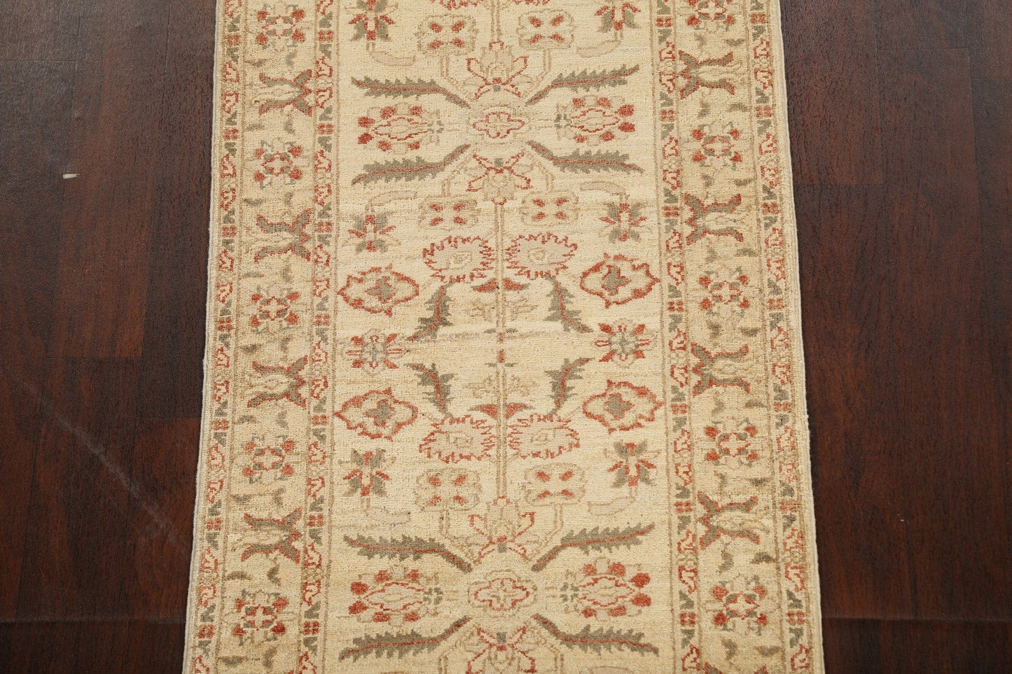 Floral Peshawar Oriental Runner Rug 3x10