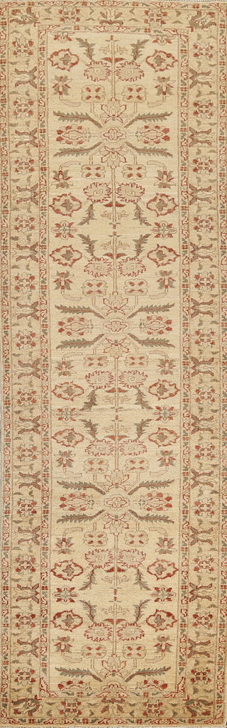 Floral Peshawar Oriental Runner Rug 3x10