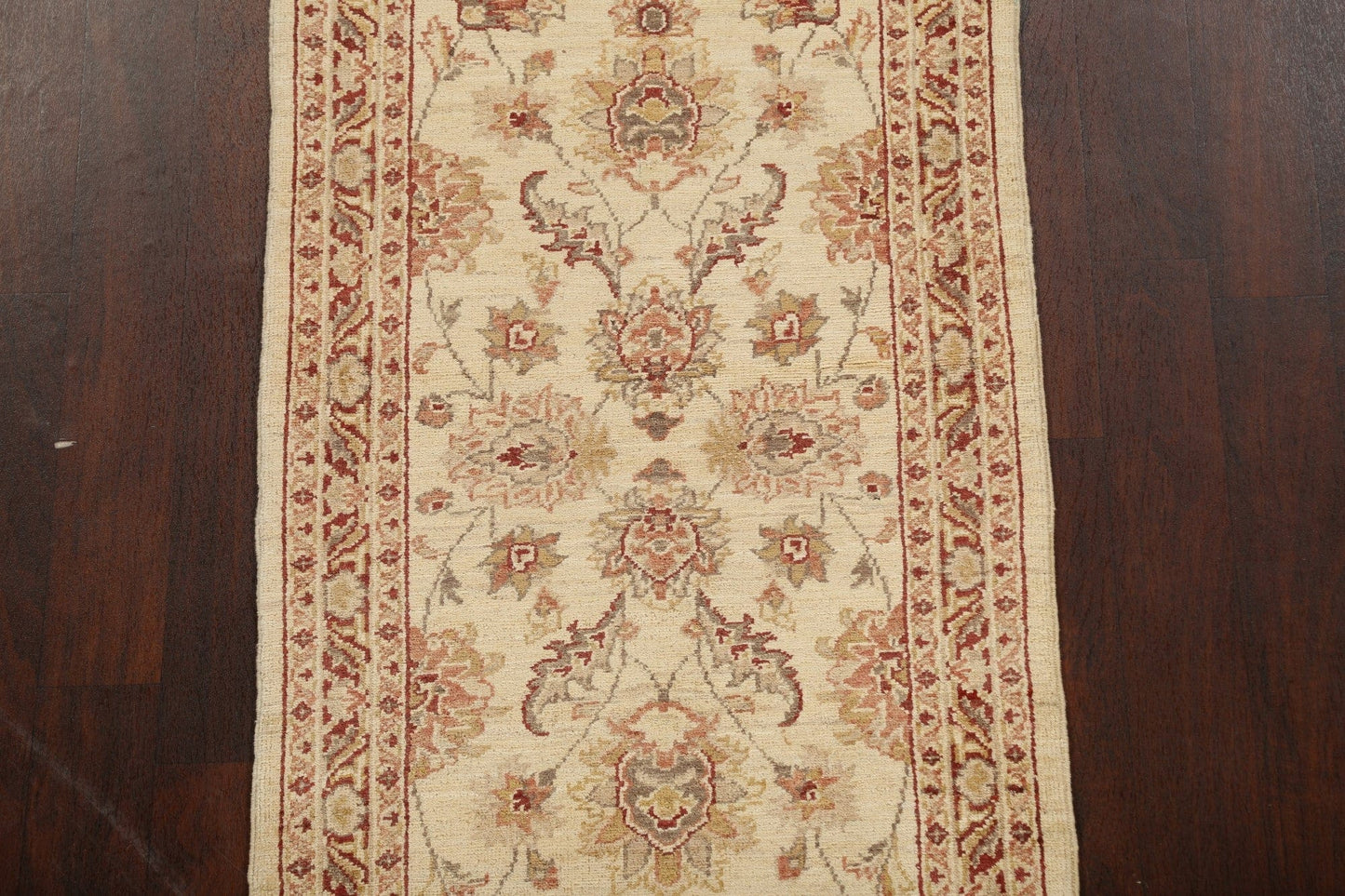 Floral Peshawar Oriental Runner Rug 3x10