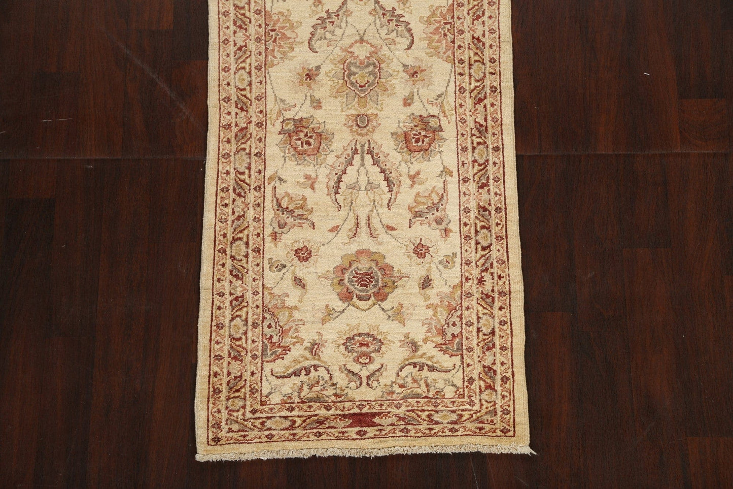 Floral Peshawar Oriental Runner Rug 3x10