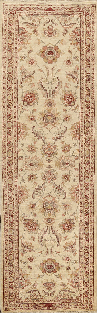 Floral Peshawar Oriental Runner Rug 3x10