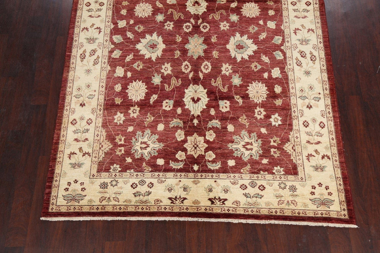 Floral Peshawar Oriental Area Rug 7x8