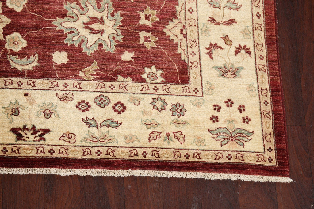 Floral Peshawar Oriental Area Rug 7x8