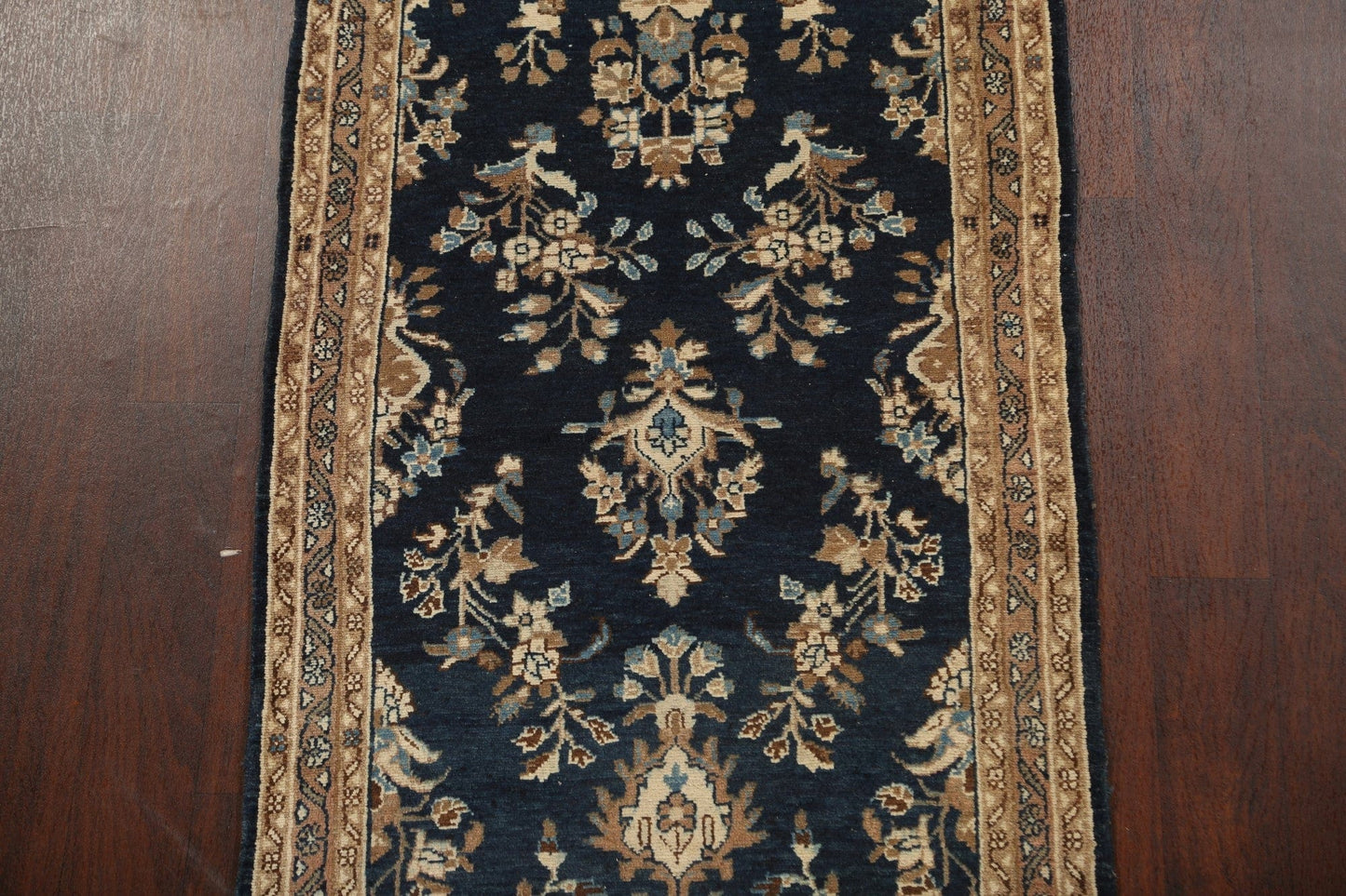 Floral Hamedan Persian Runner Rug 3x16