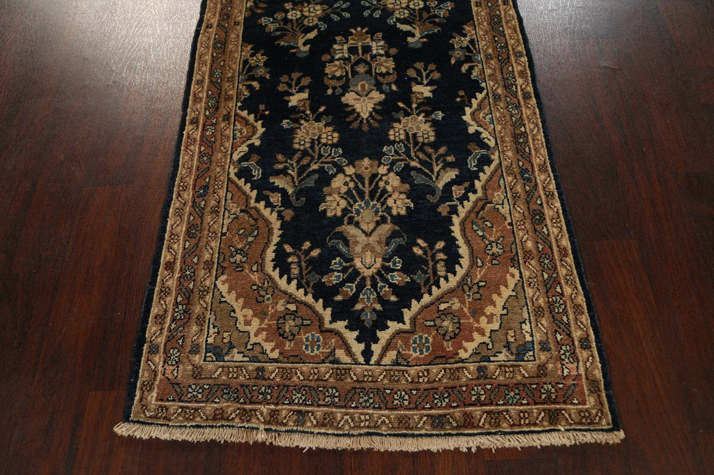 Floral Hamedan Persian Runner Rug 3x16