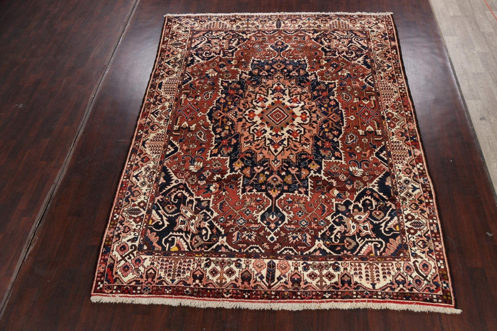 Geometric Bakhtiari Persian Area Rug 9x11