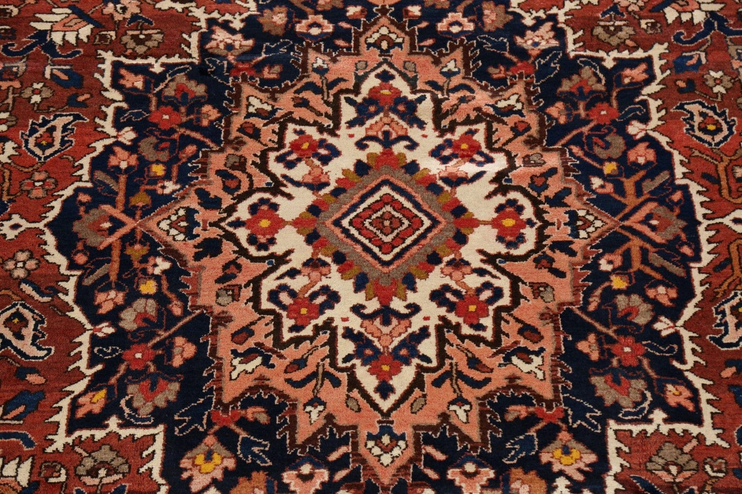 Geometric Bakhtiari Persian Area Rug 9x11