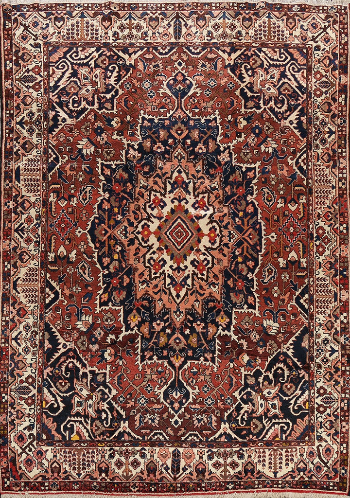 Geometric Bakhtiari Persian Area Rug 9x11