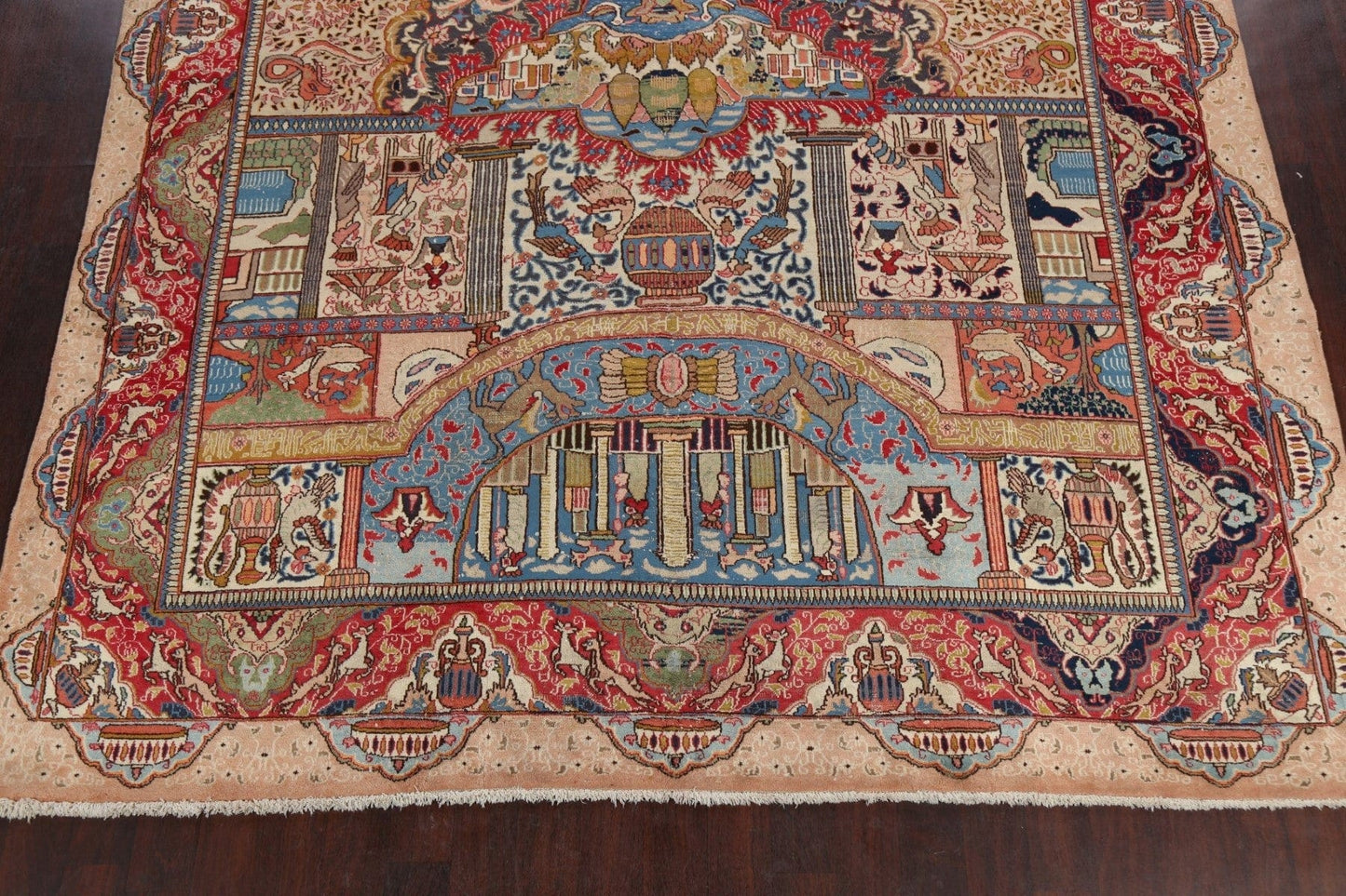 Dynasty Historical Pictorial Kashmar Persian Area Rug 10x13