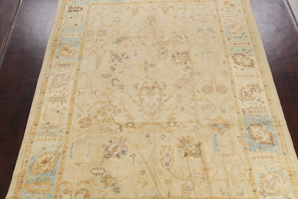 100% Vegetable Dye Oushak Oriental Area Rug 9x12