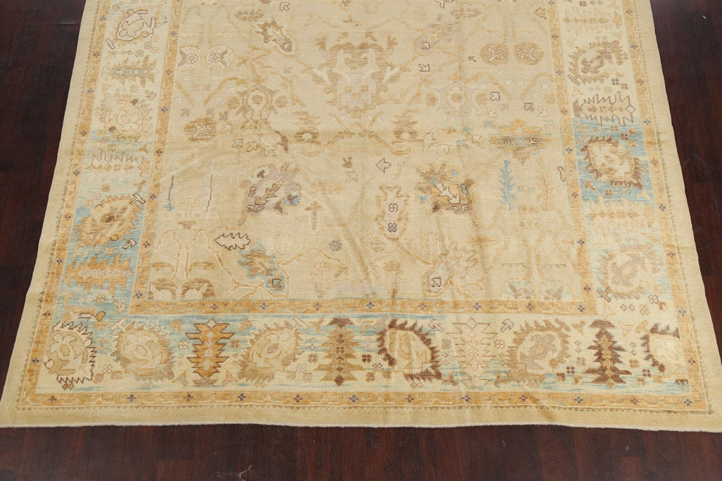 100% Vegetable Dye Oushak Oriental Area Rug 9x12