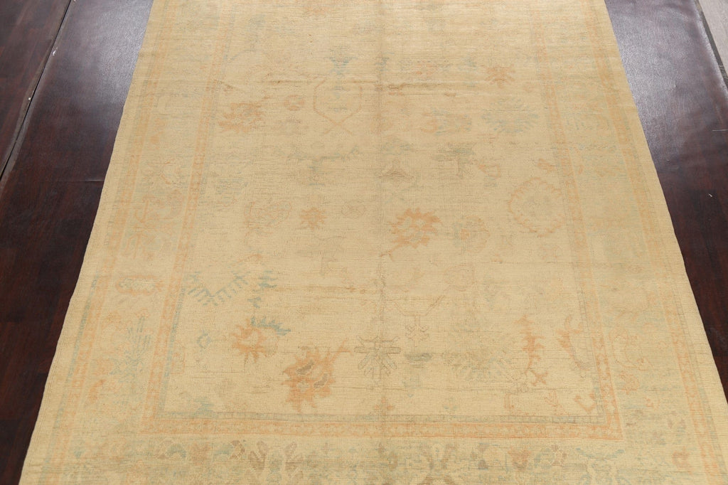 100% Vegetable Dye Oushak Oriental Area Rug 9x13