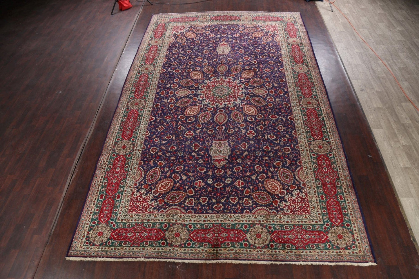 Floral Tabriz Persian Area Rug 10x16