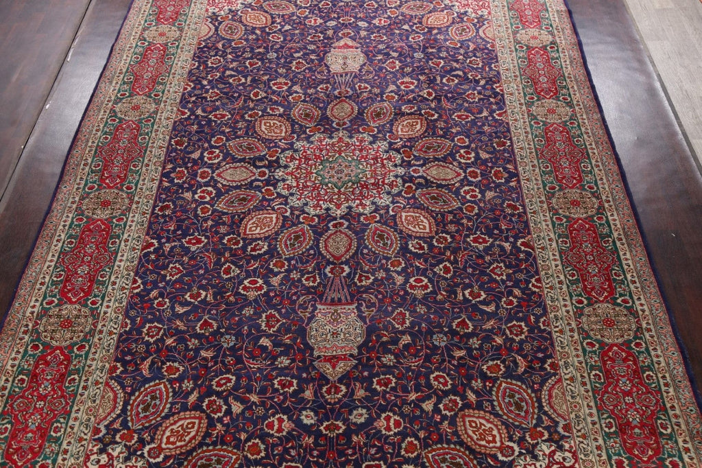 Floral Tabriz Persian Area Rug 10x16