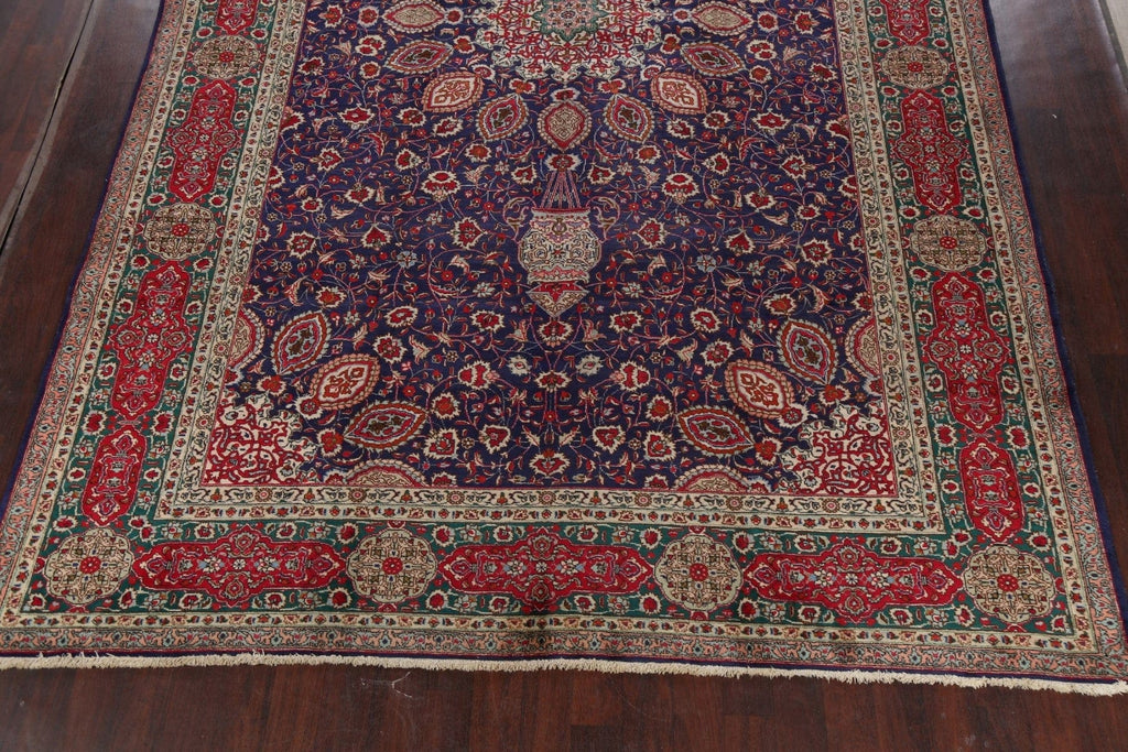 Floral Tabriz Persian Area Rug 10x16