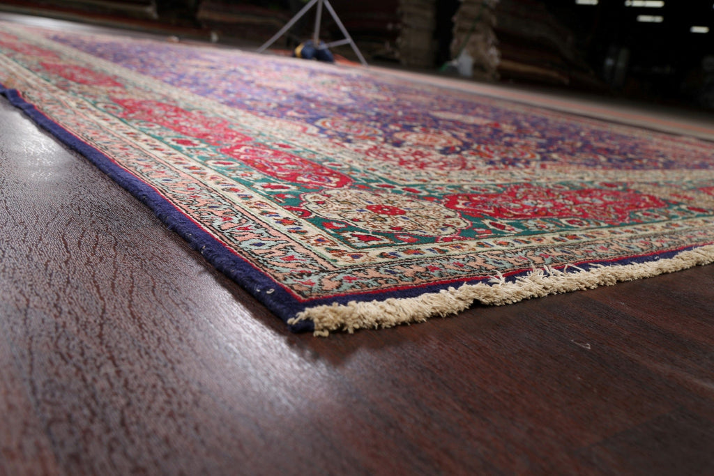 Floral Tabriz Persian Area Rug 10x16