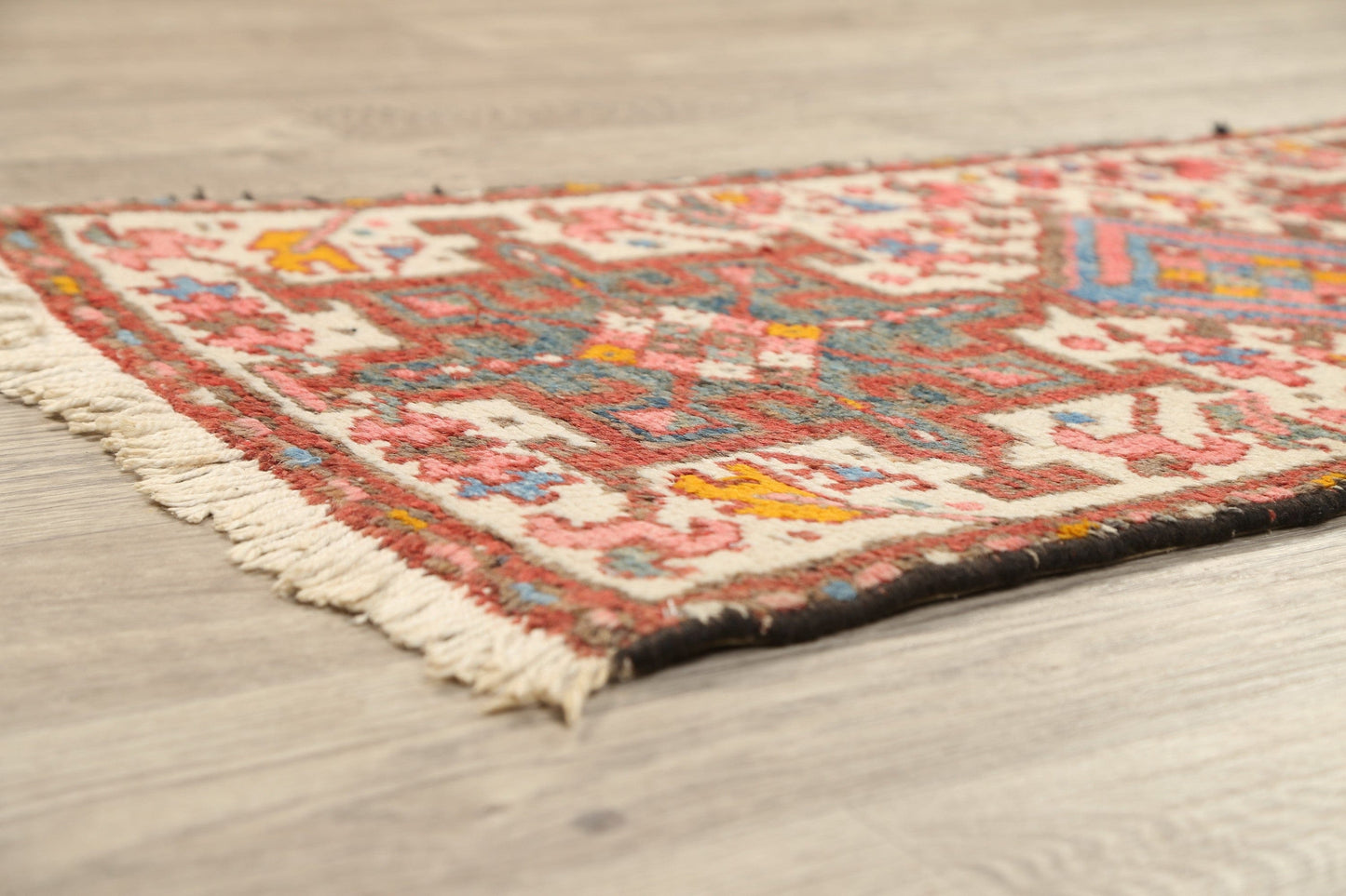 100% Vegetable Dye Tribal Gharajeh Persian Area Rug 2x4