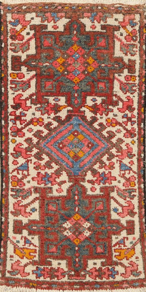 100% Vegetable Dye Tribal Gharajeh Persian Area Rug 2x4