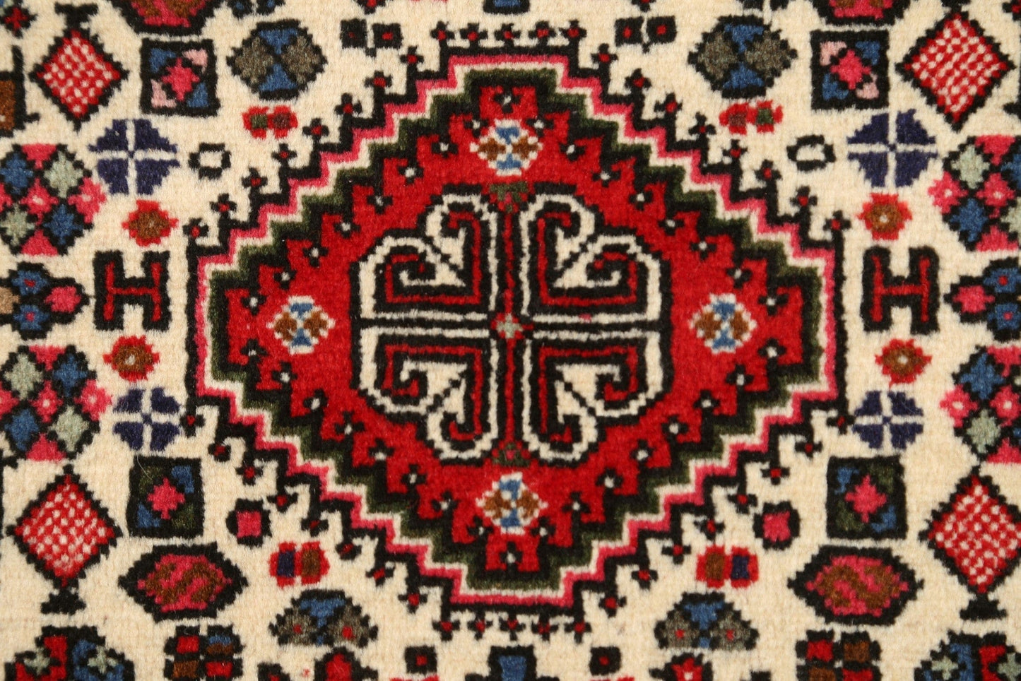 100% Vegetable Dye Tribal Abadeh Persian Area Rug 2x3