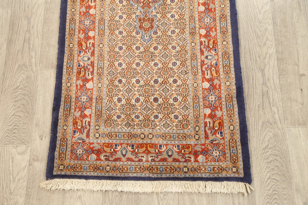 Vegetable Dye Geometric Mood Persian Area Rug 3x6