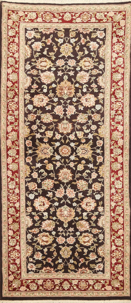 All-Over Floral Kashan Oriental Area Rug 3x6