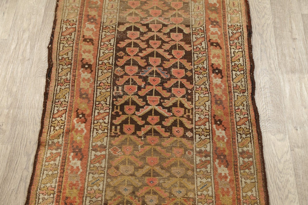 Pre-1900 Antique Vegetable Dye Malayer Persian Area Rug 3x6