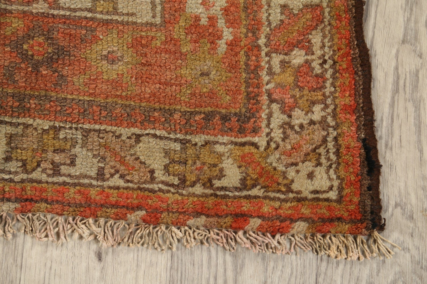 Pre-1900 Antique Vegetable Dye Malayer Persian Area Rug 3x6