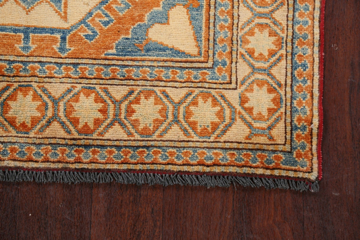 100% Vegetable Dye Super Kazak Oriental Area Rug 4x6