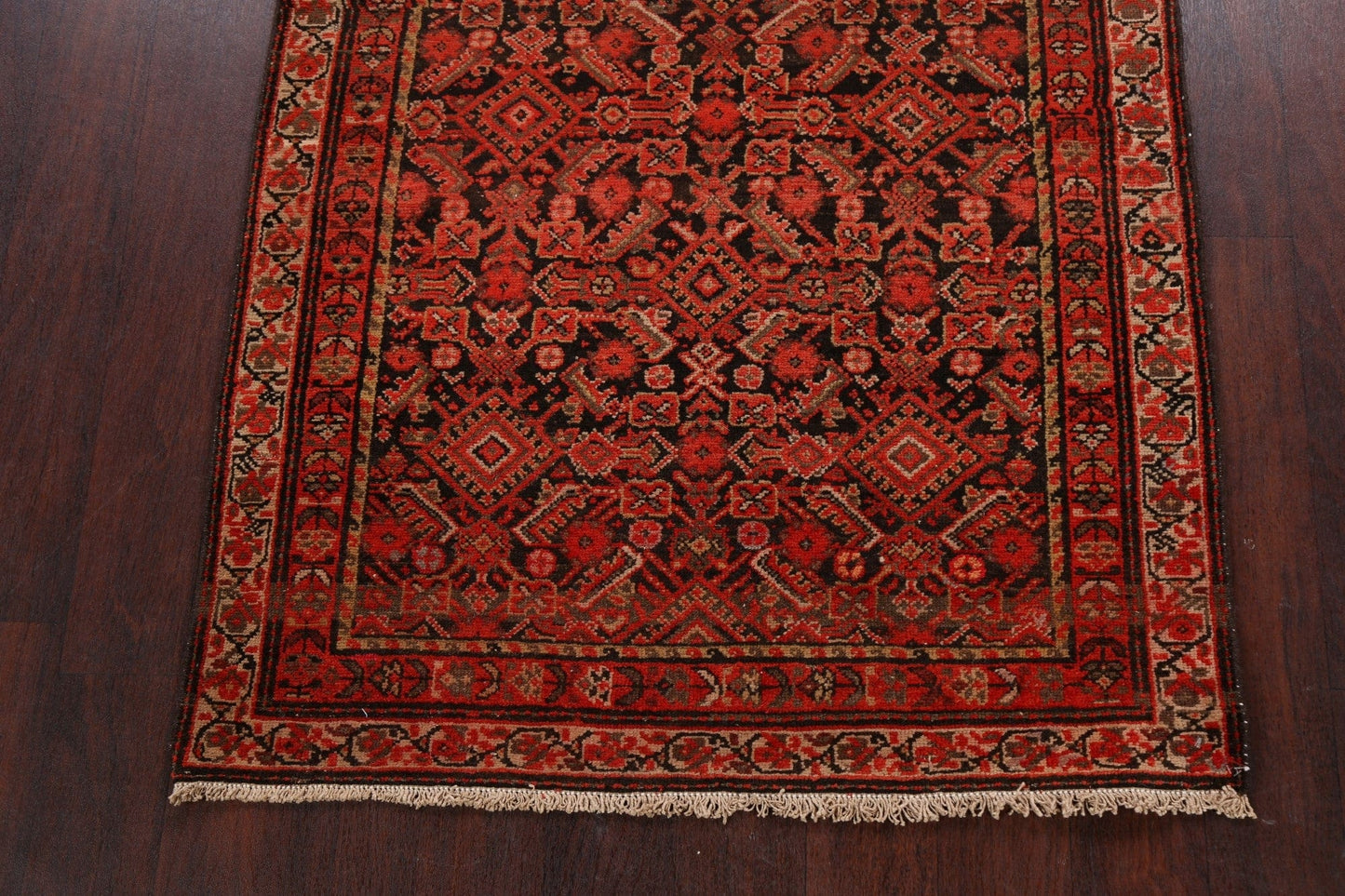 Vegetable Dye Antique Sarouk Farahan Persian Area Rug 3x6