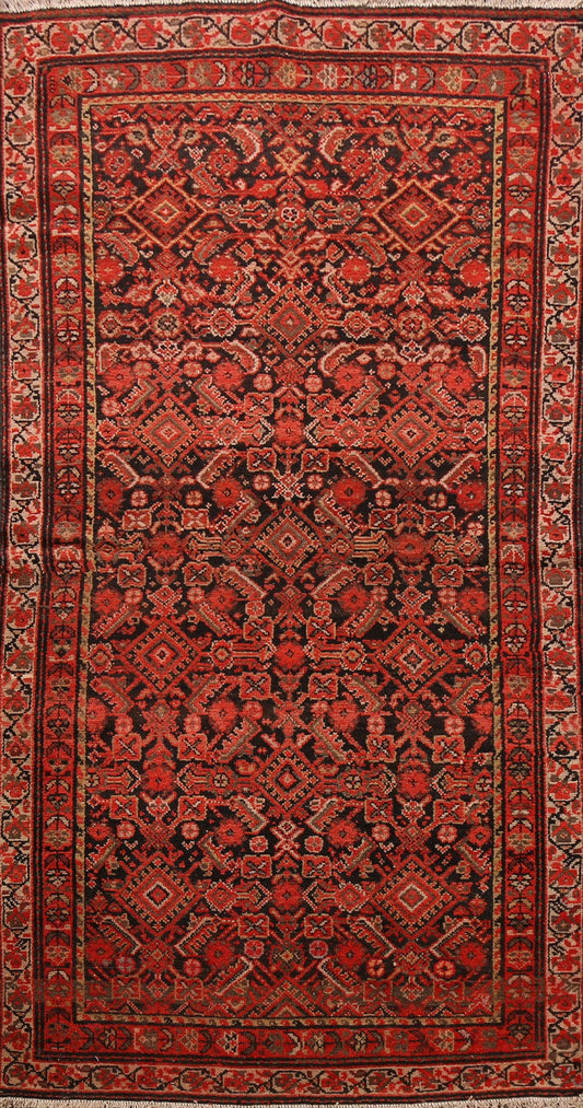 Vegetable Dye Antique Sarouk Farahan Persian Area Rug 3x6