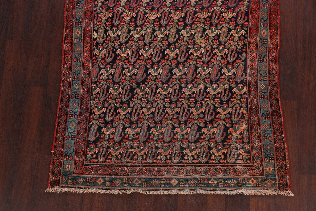 Pre-1900 Antique All-Over Malayer Persian Area Rug 4x5