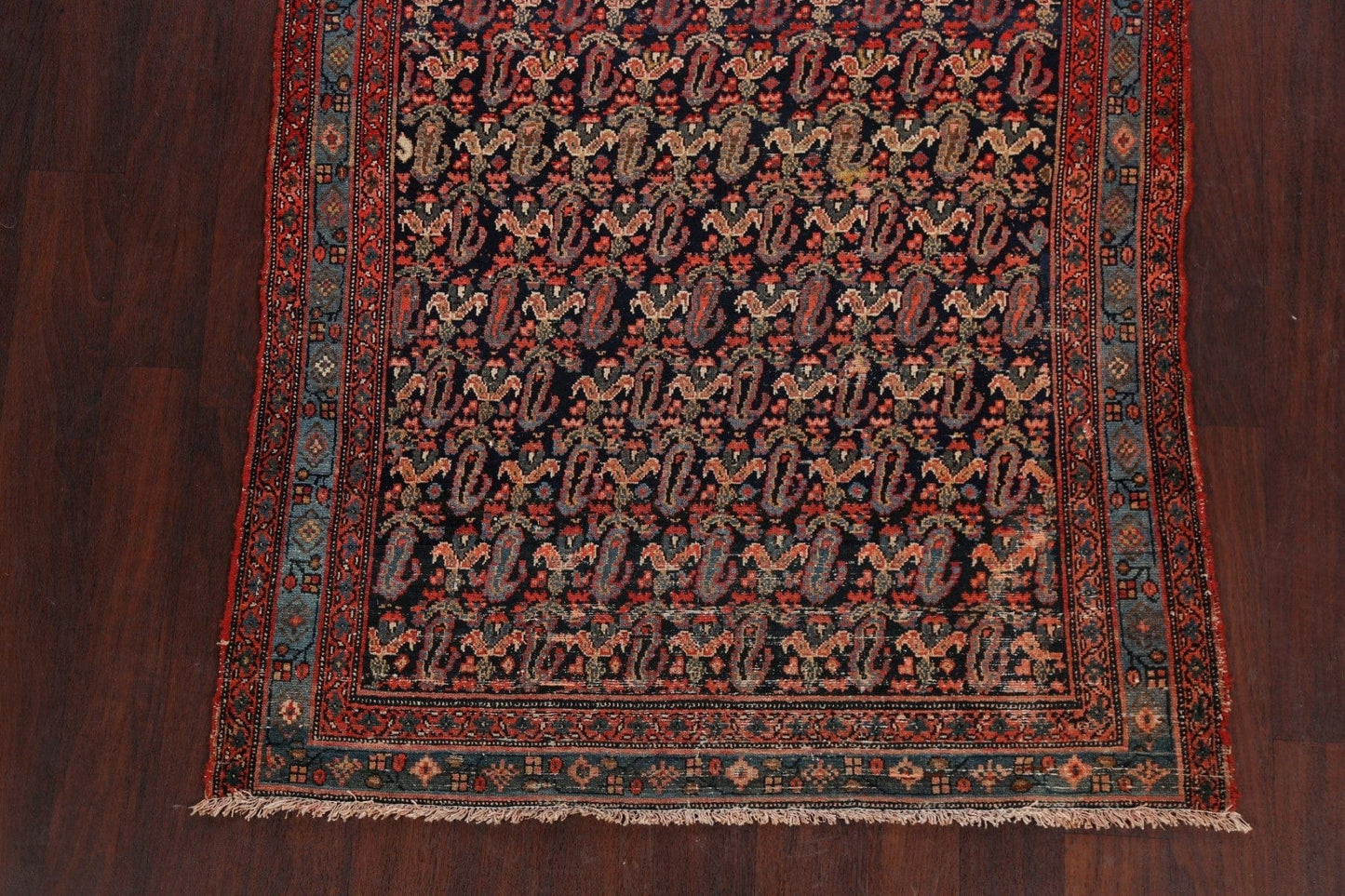 Pre-1900 Antique All-Over Malayer Persian Area Rug 4x5