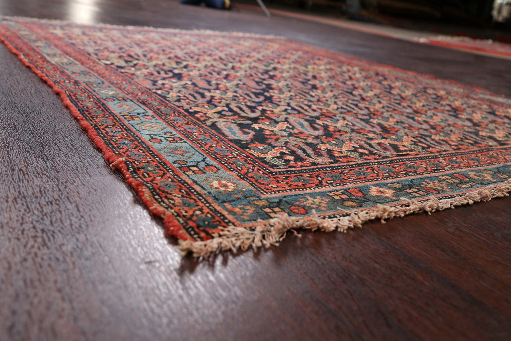 Pre-1900 Antique All-Over Malayer Persian Area Rug 4x5