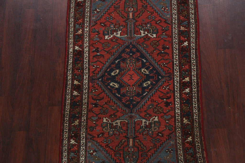 Antique Geometric Malayer Persian Area Rug 3x6