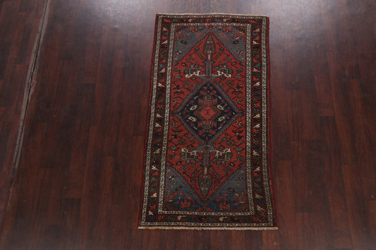 Antique Geometric Malayer Persian Area Rug 3x6