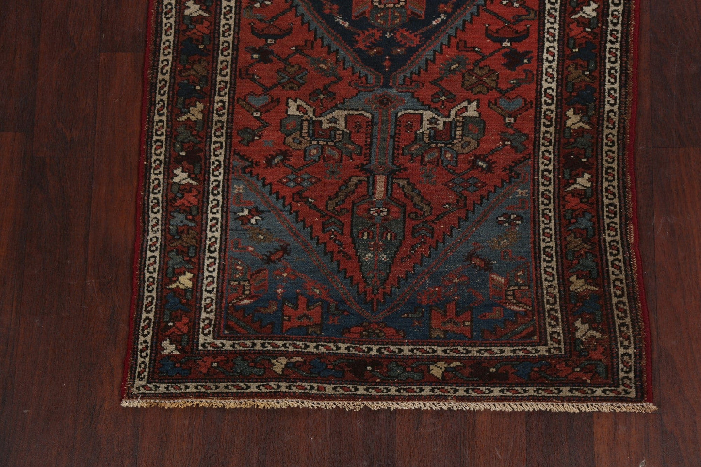 Antique Geometric Malayer Persian Area Rug 3x6