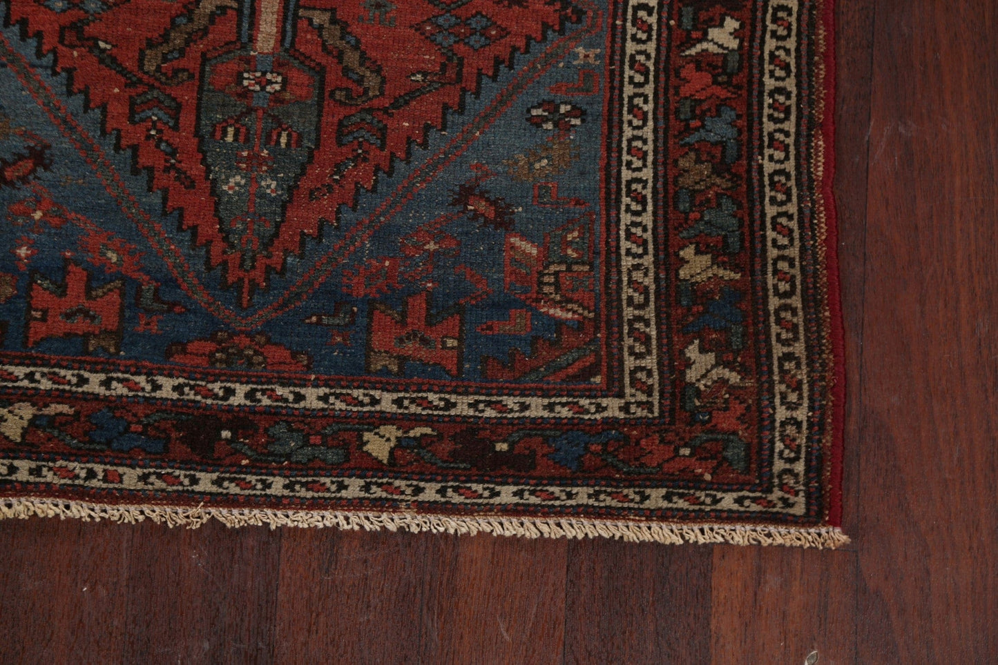 Antique Geometric Malayer Persian Area Rug 3x6