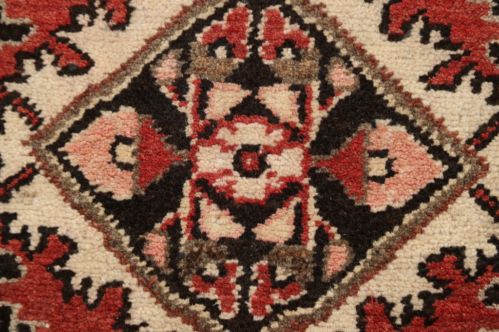 Geometric Hamedan Persian Area Rug 1x2